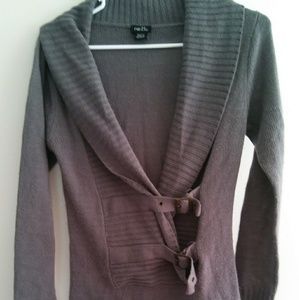 Rue 21 Gray Sweater Size Medium